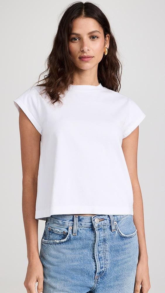 AGOLDE Bryce Cap Sleeve T-Shirt | Shopbop Product Image