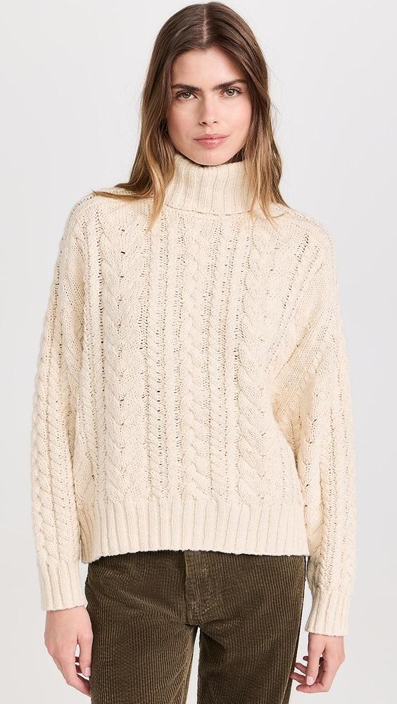 Denimist Cable Turtleneck Sweater | Shopbop Product Image