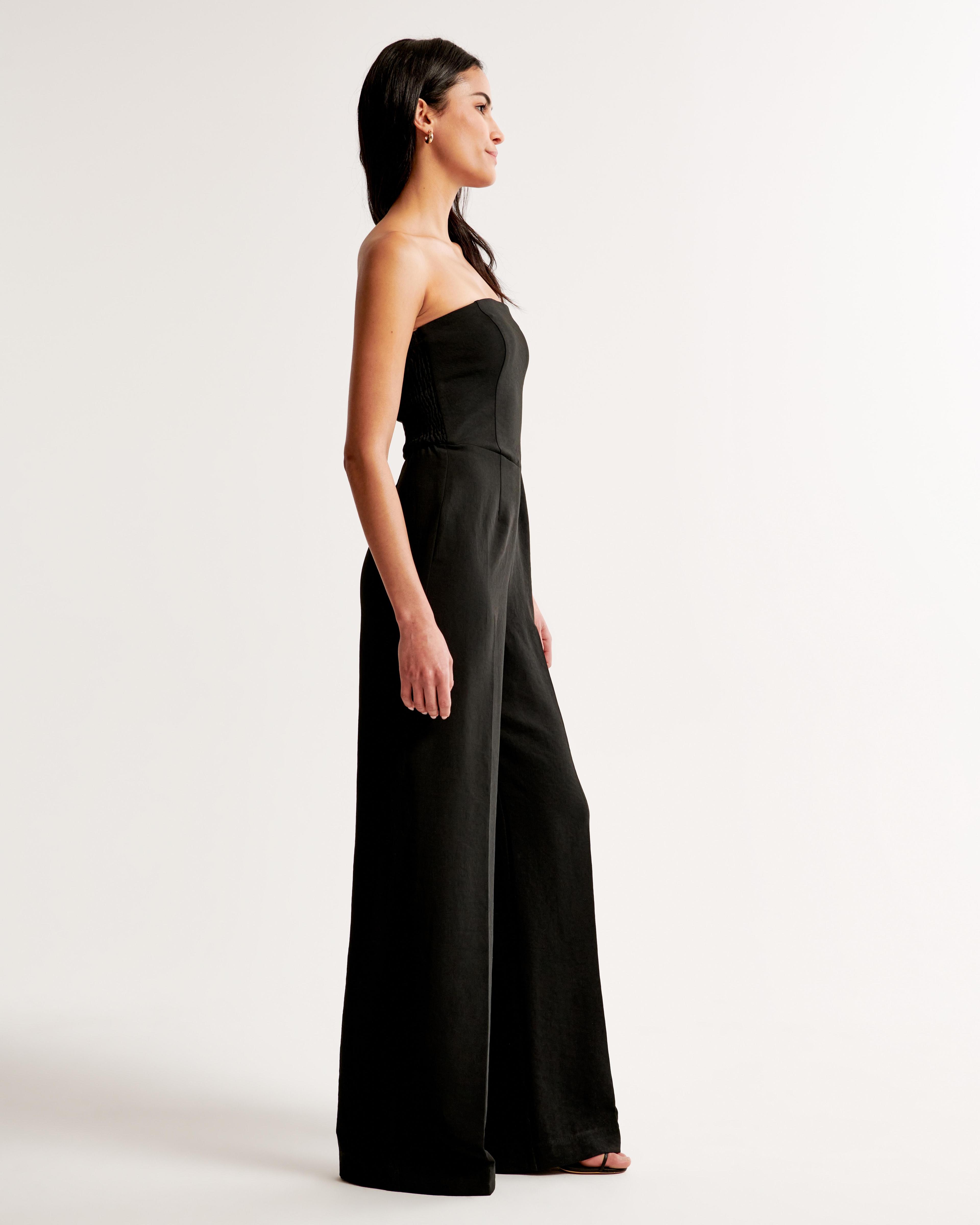 Strapless Premium Crepe Jumpsuit Product Image