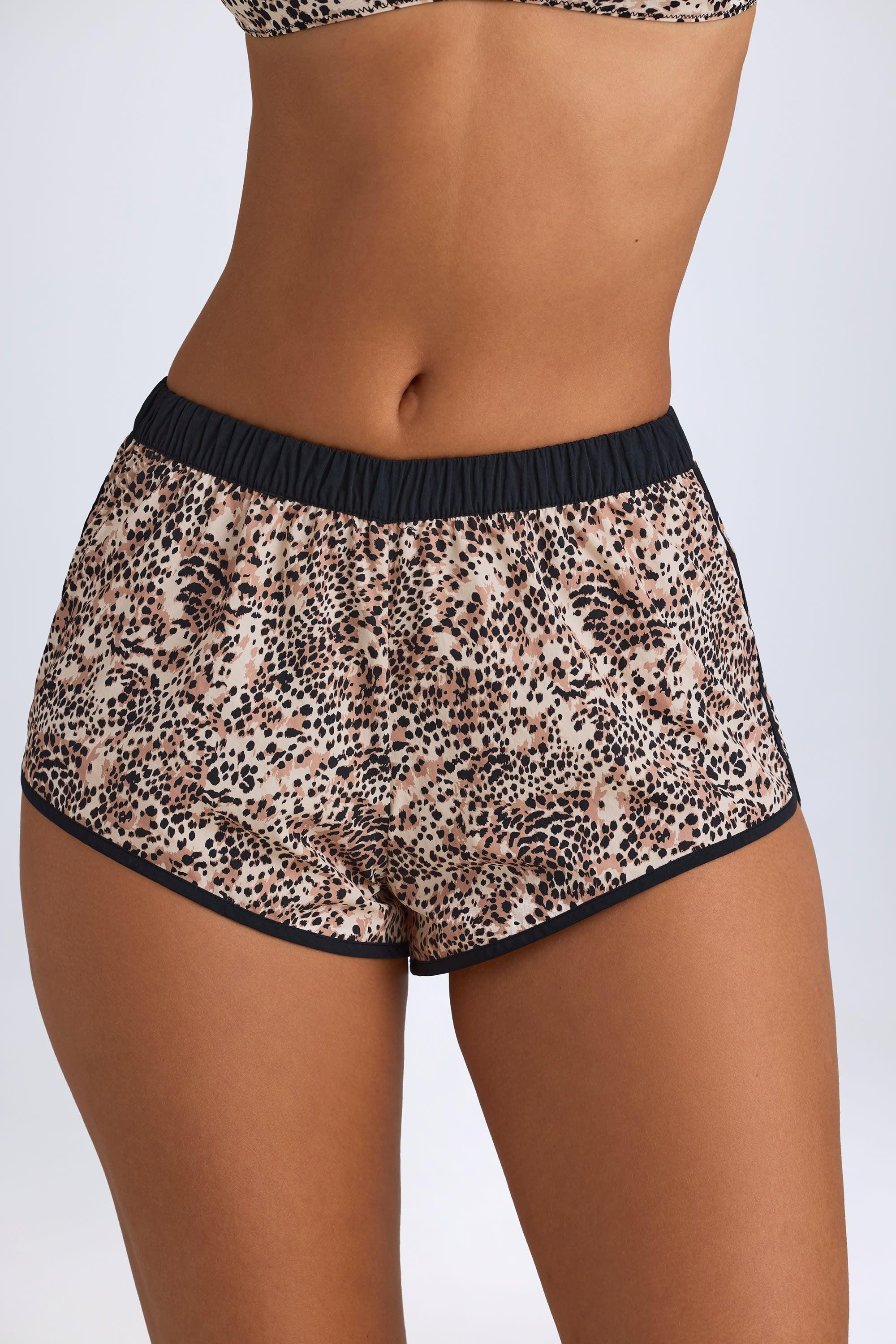 Mini Shorts in Cheetah Print Product Image