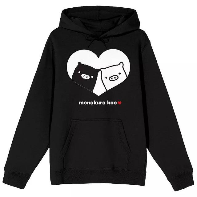 Mens Monokuro Boo Character Heart Graphic Hoodie Product Image