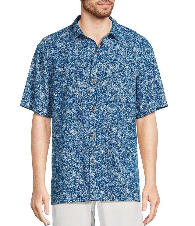 Tommy Bahama High Tide Hibiscus Short Sleeve Woven Shirt Product Image