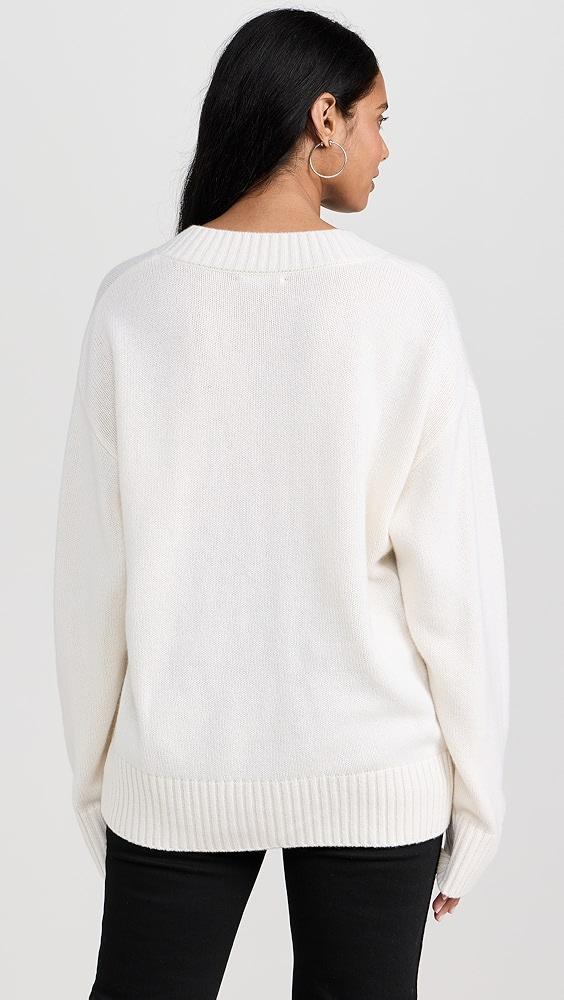 Reformation Jadey Oversized V Neck Sweater | Shopbop Product Image