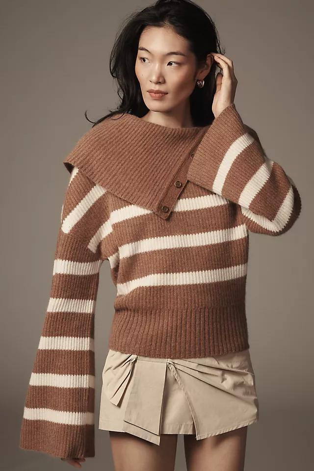 Maeve Cashmere Bell-Sleeve Sweater Product Image