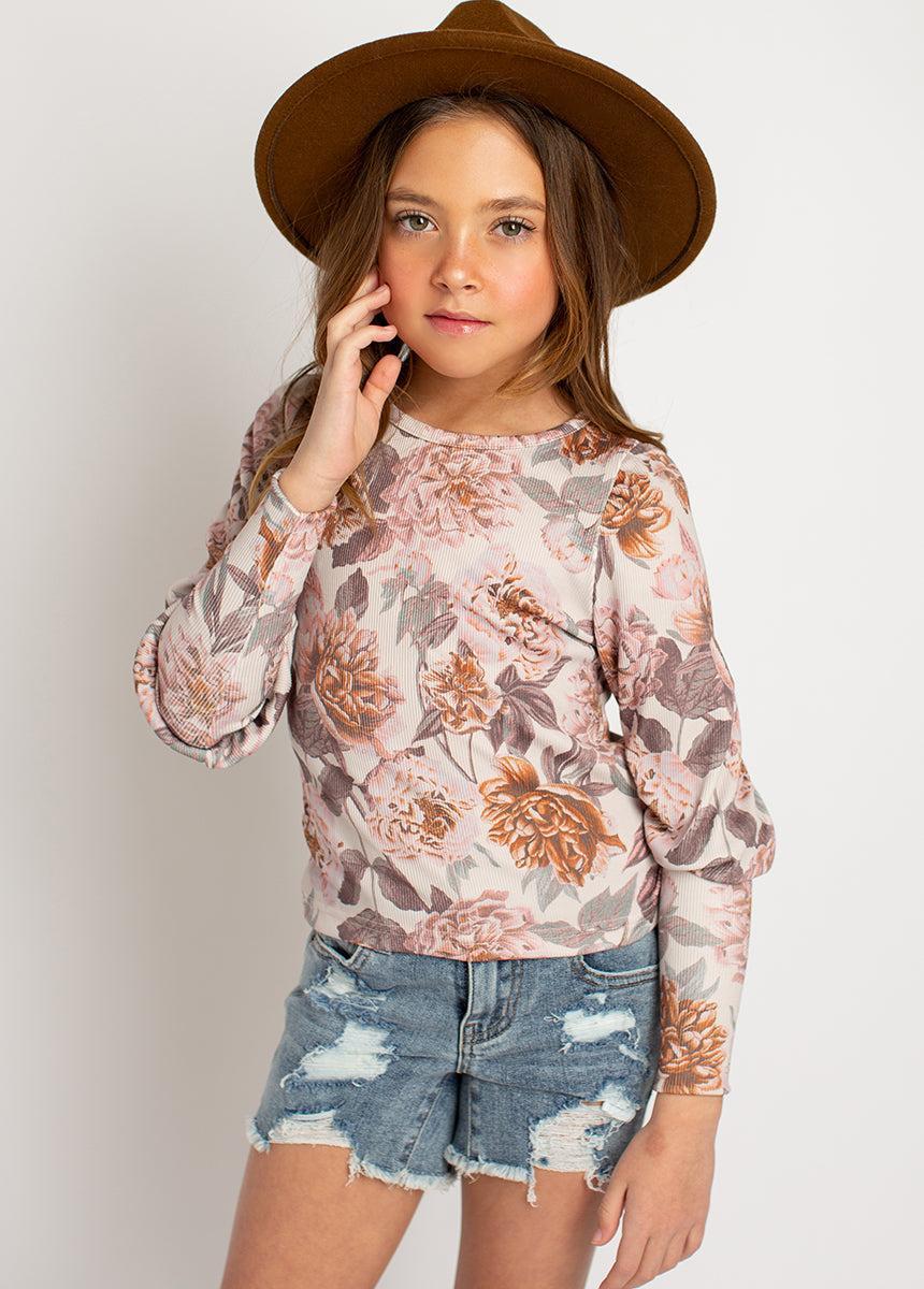 Lynne Top in Blush Floral Product Image