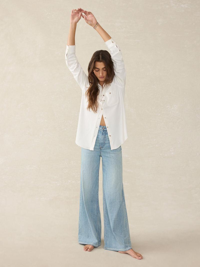 Saturday Denim Wide Leg - West Cove Wash Product Image