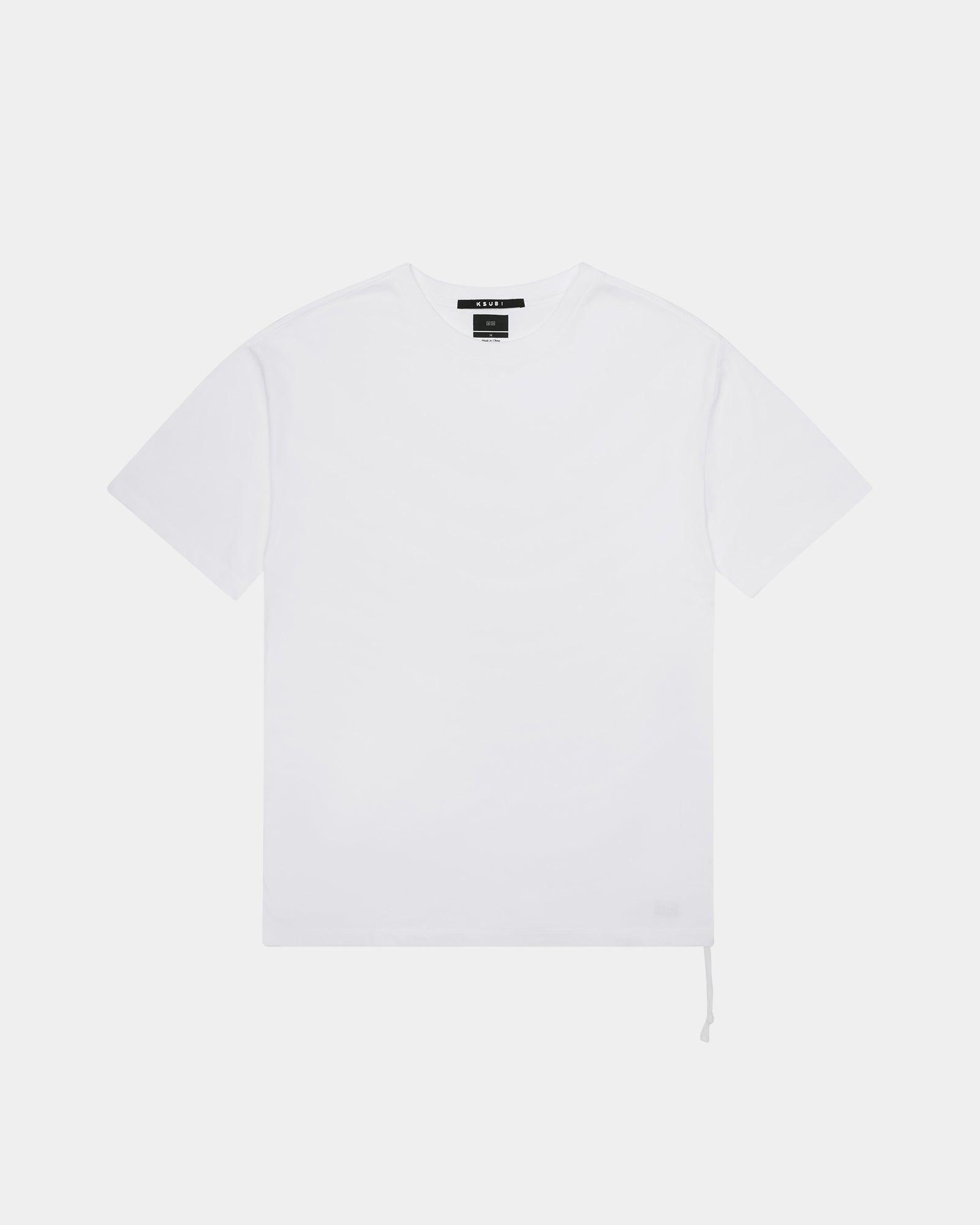 BIGGIE SS TEE WORN IN WHITE Male Product Image