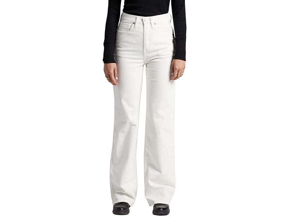 Silver Jeans Co. Highly Desirable High-Rise Trouser Leg Pants L28918COR625 Women's Jeans Product Image