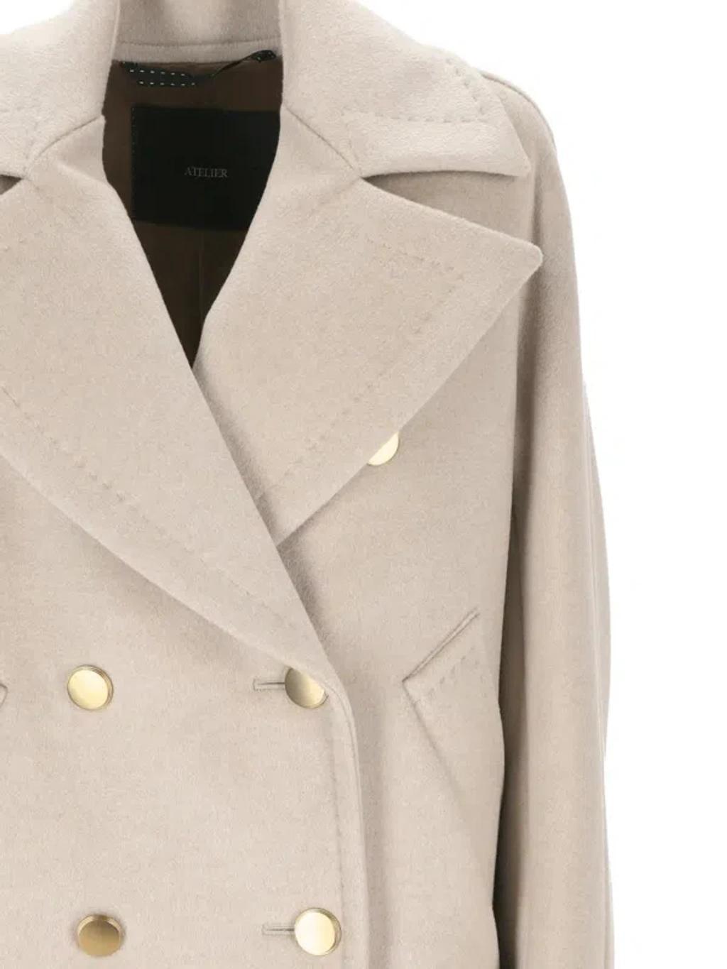 MAX MARA Coats In Beige Product Image