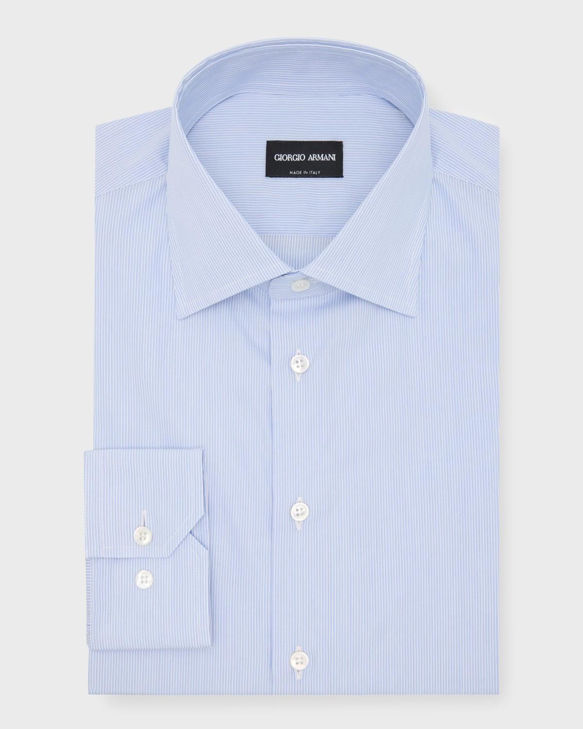 Mens Pinstripe Dress Shirt Product Image