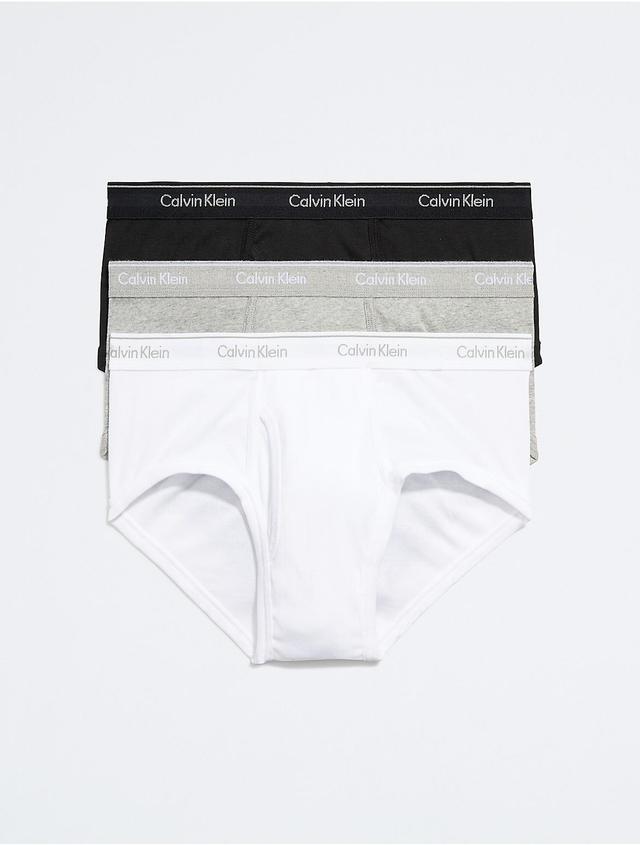 Calvin Klein Men's Cotton Classics 3-Pack Brief - Blue - S Product Image