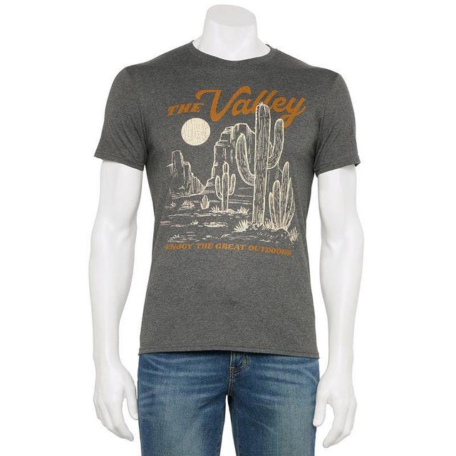 Mens The Valley Tee Grey Product Image