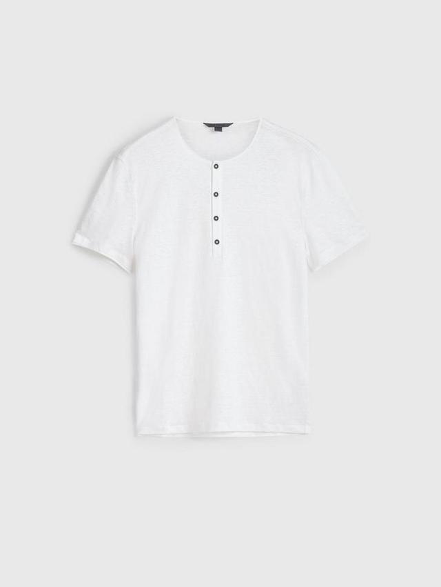 John Varvatos Bleeker Henley Tee Male Product Image