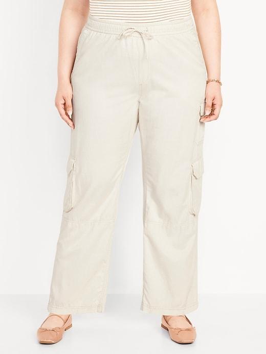 Mid-Rise Cargo Pants Product Image