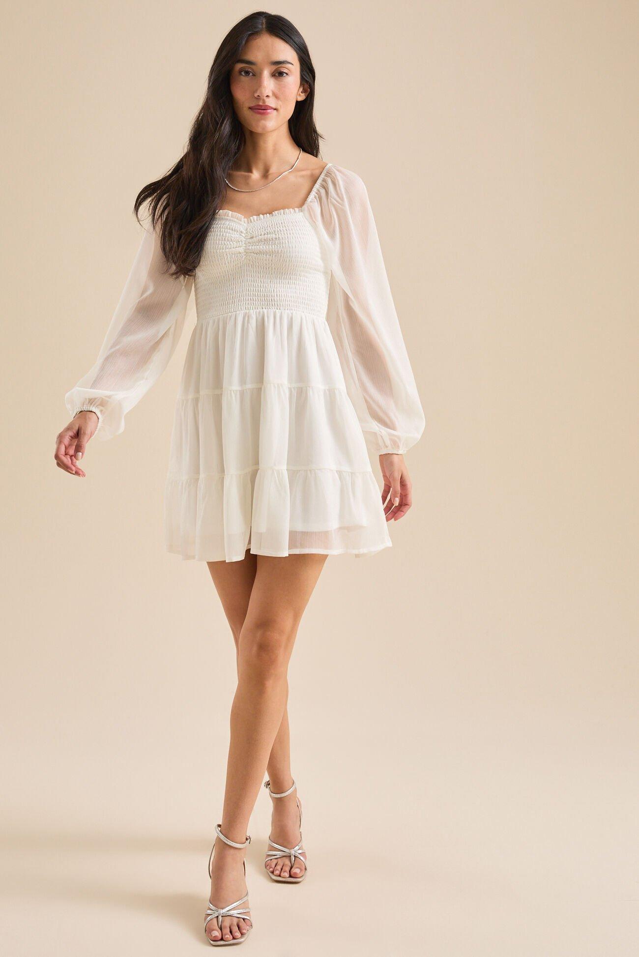 Deidra Tiered Mini Dress Product Image