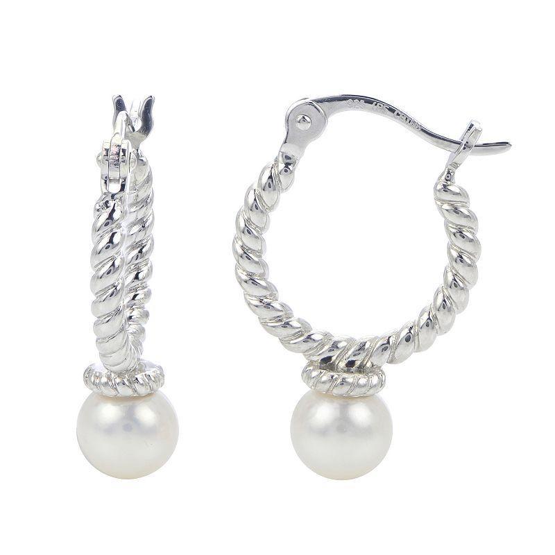 Pearlustre By Imperial Sterling Silver Freshwater Pearl Earring, No Size Product Image