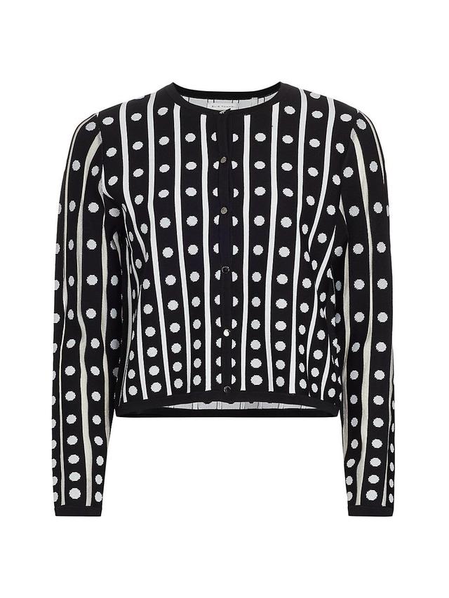 Womens The Ari Polka Dot Cardigan Product Image