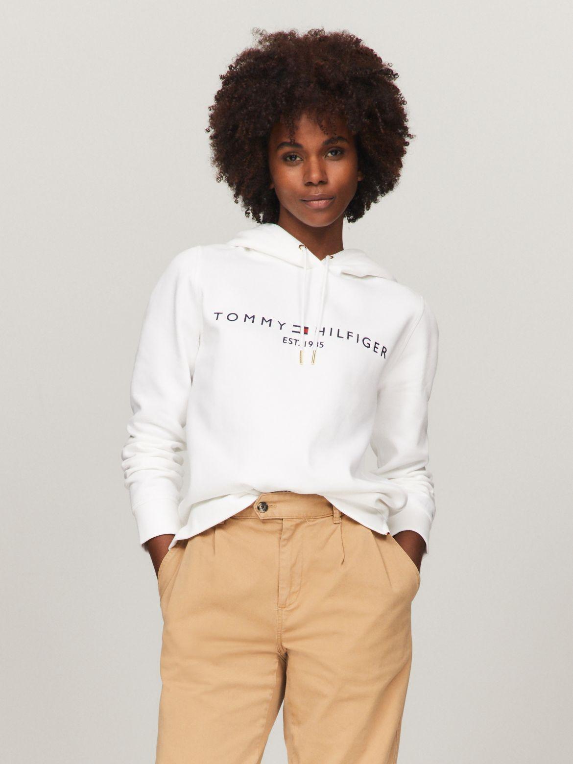 Tommy Hilfiger Women's Embroidered Tommy Logo Hoodie Product Image