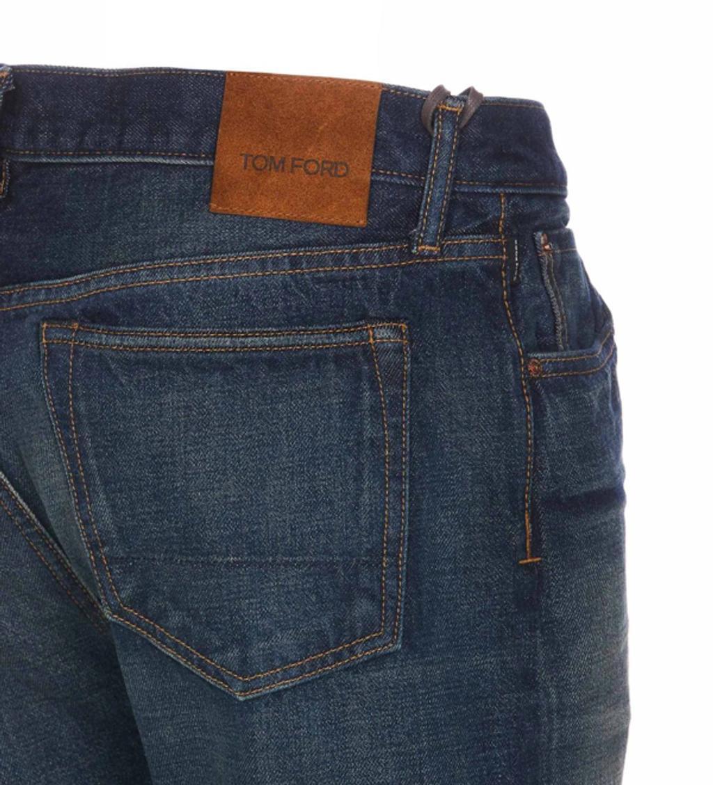 TOM FORD Straight-leg Selvedge Jeans In Denim Product Image