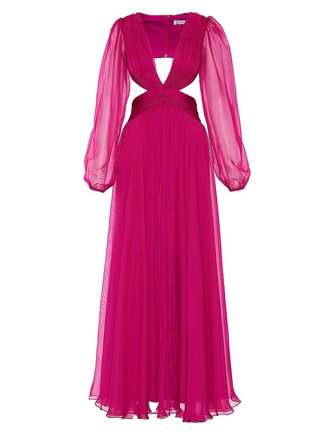 Womens Ieena Cut-Out Puff-Sleeve Gown Product Image