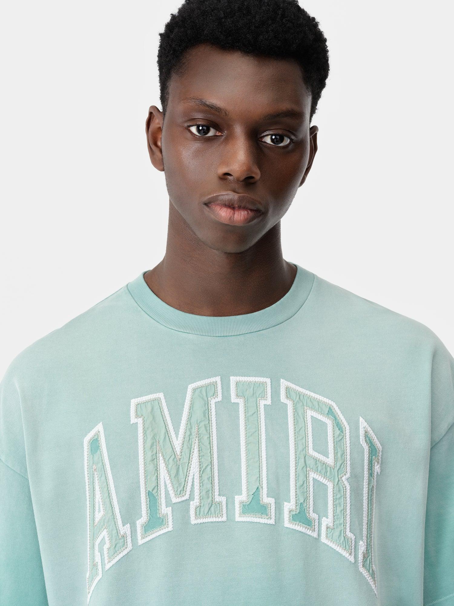 AMIRI VINTAGE OVERSIZED TEE - Sea Blue Male Product Image