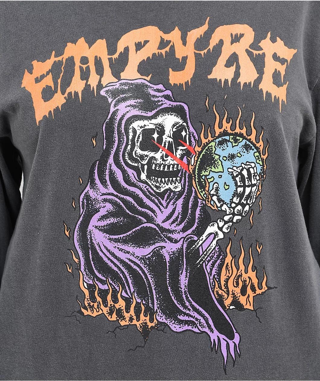 Empyre Metal Mania Coal Long Sleeve T-Shirt Product Image