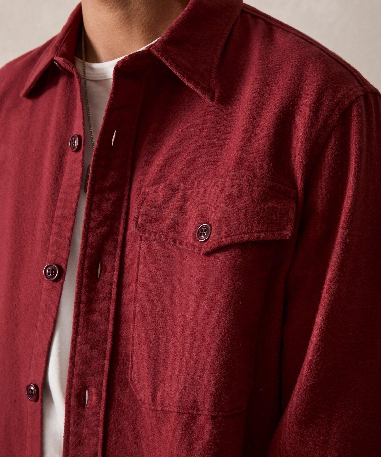 Chamois Shirt in Barn Red Product Image