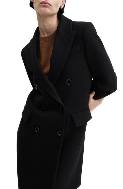 MANGO Double Breasted Coat Product Image