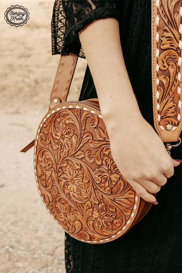 Sterling Kreek Stockyard Tooled Canteen Bag Product Image