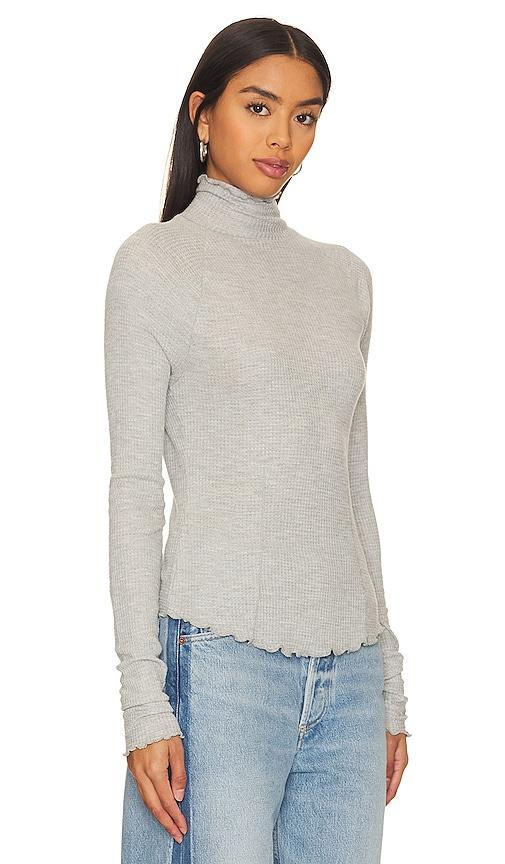 Free People x Intimately FP Make It Easy Thermal In Heather Grey Size L. Product Image