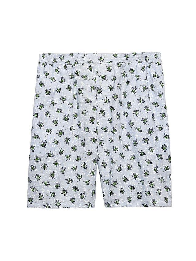 Mens Printed Cotton Bermudas Product Image