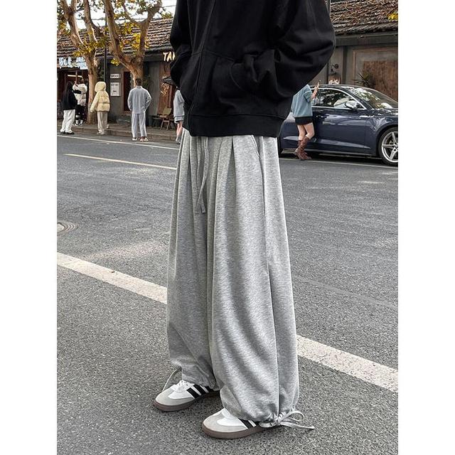 Mid Rise Plain Harem Pants Product Image