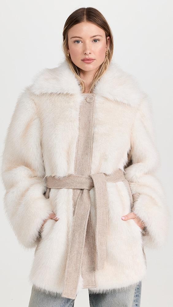 La Ligne Faux Fur Coat | Shopbop product image