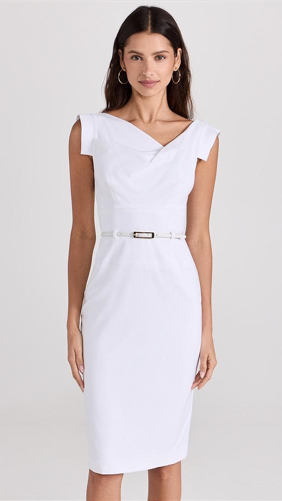 Black Halo Jackie O Belted Dress | Shopbop Product Image