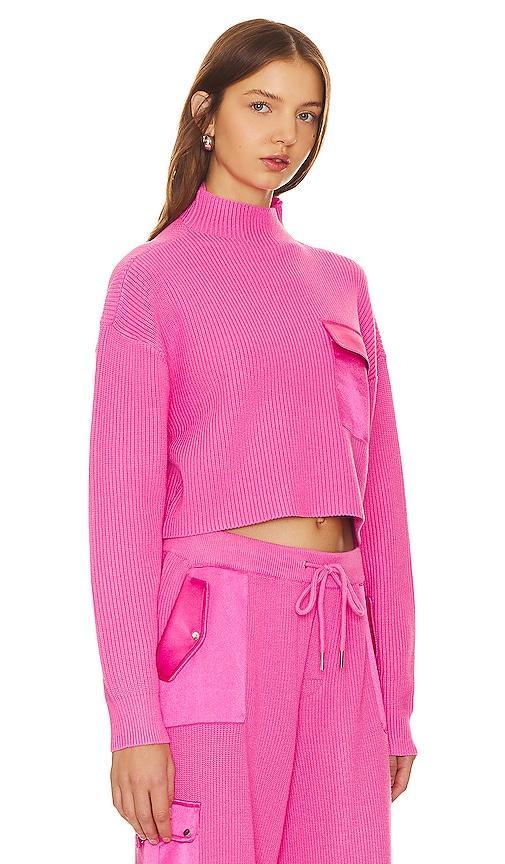 SER.O.YA Donna Sweater in Pink. - size XXS (also in M, S, XS) Product Image