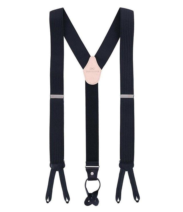 Trafalgar Regal Vertical Striped Formal End Suspenders Product Image