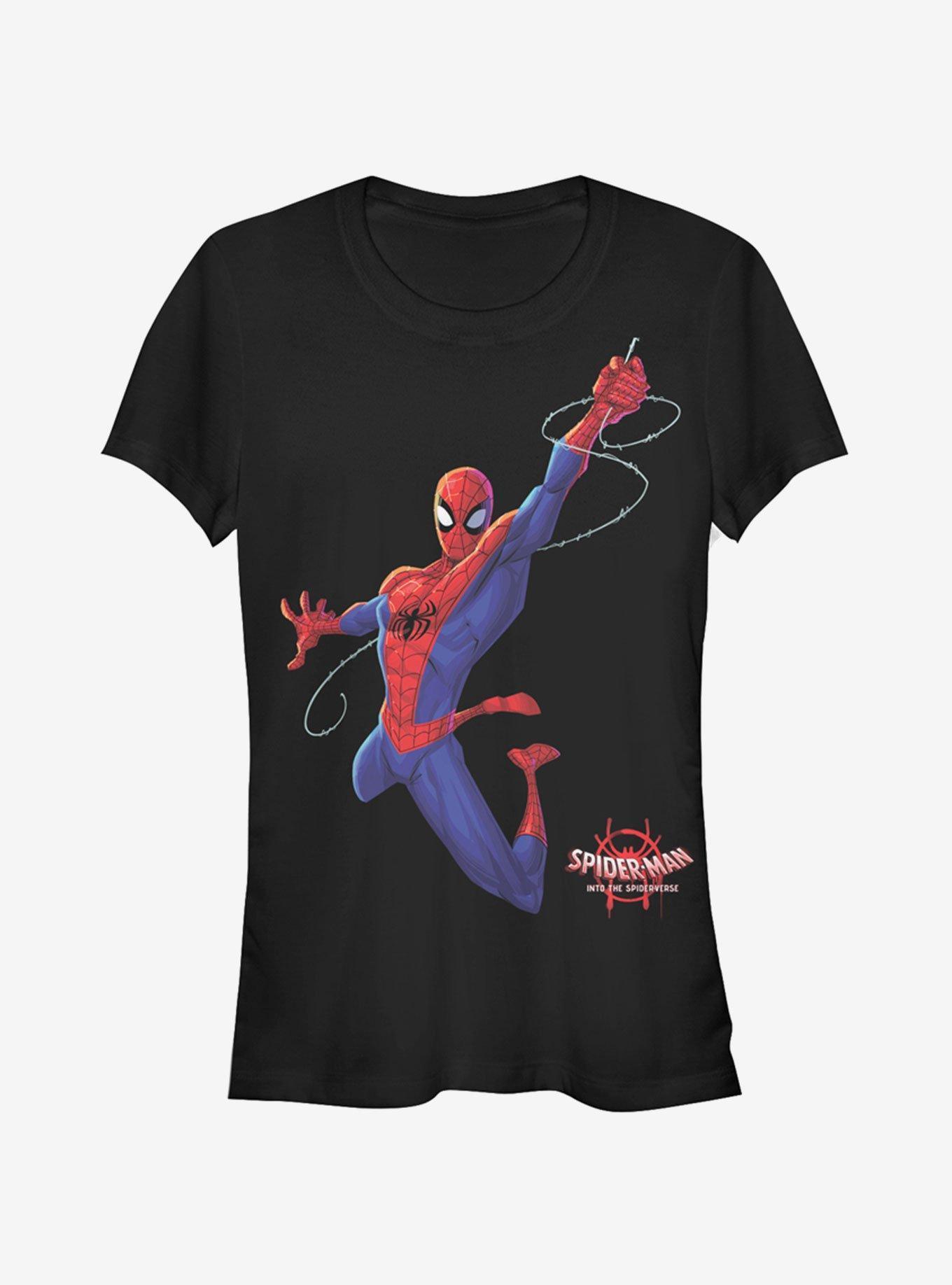 Marvel Spider-Man: Into The Spider-Verse Real Spider-Man Girls T-Shirt Product Image