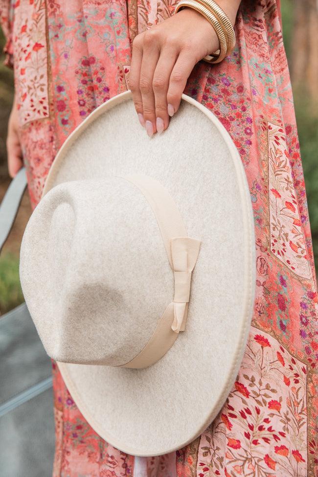 Ivory Wide Brim Hat Product Image