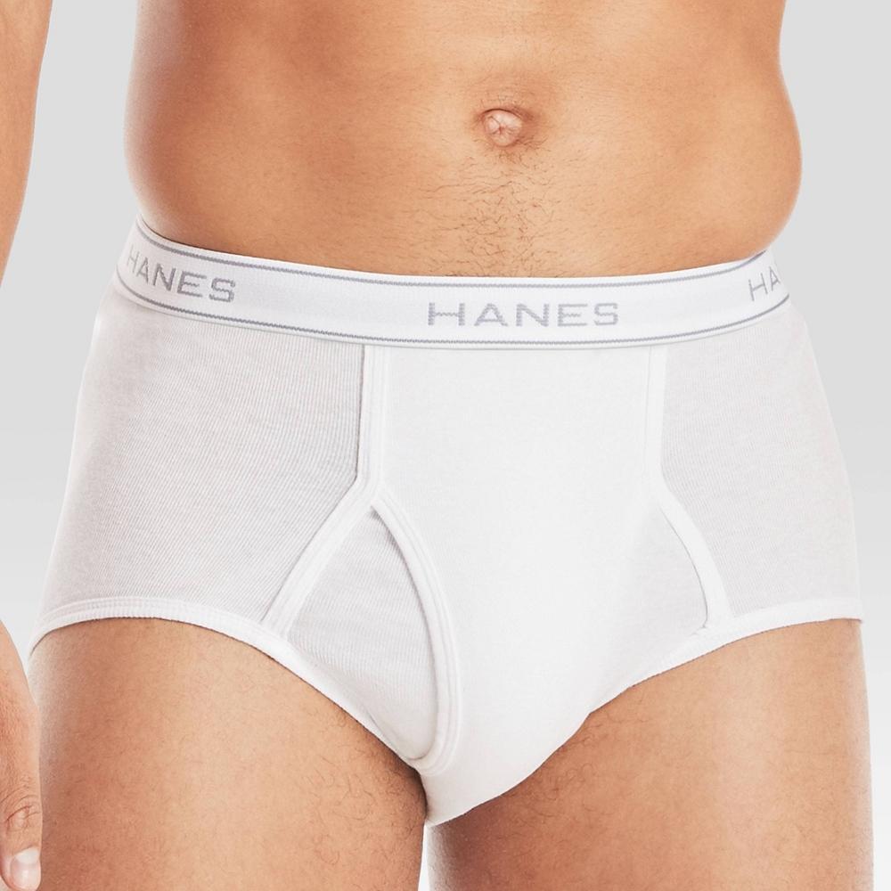 Hanes Men's 9pk Briefs - White L Product Image