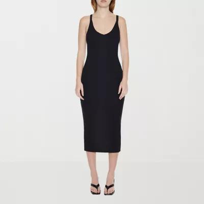 Forever 21 Ribbed Womens Sleeveless Midi Bodycon Dress Juniors Product Image