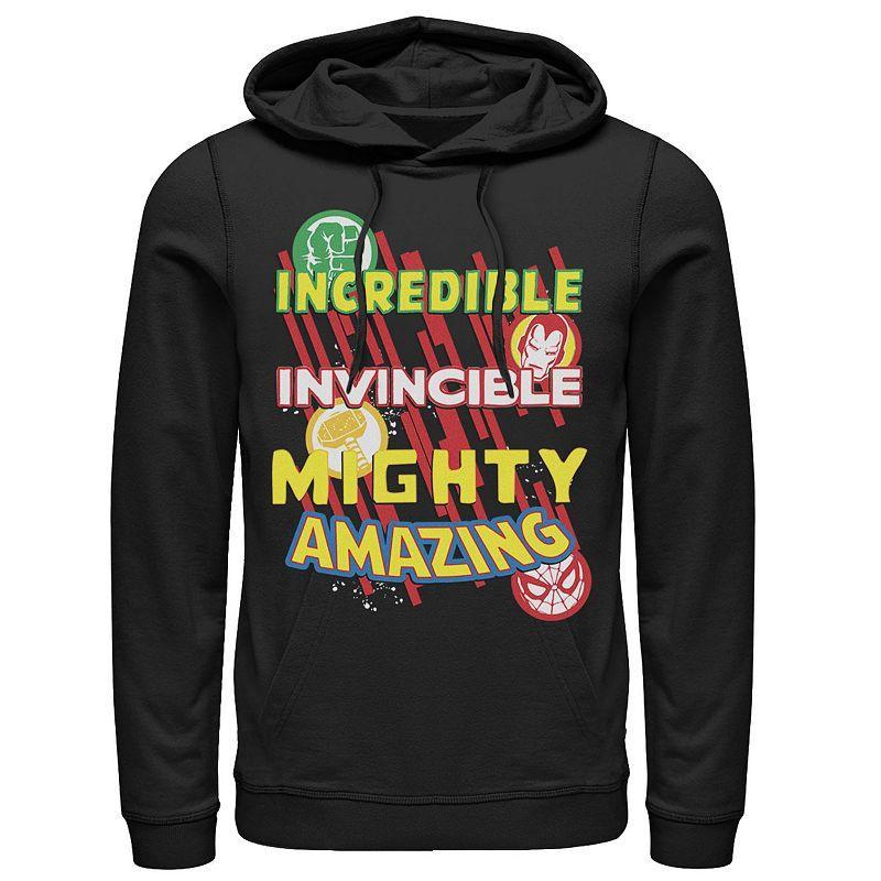 Mens Marvel Avengers Icons Amazing Fathers Day Graphic Hoodie Product Image