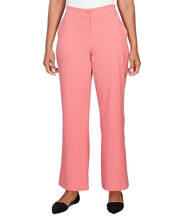 Ruby Rd. Petite Size Elastic Back Waist Straight Leg Pants Product Image