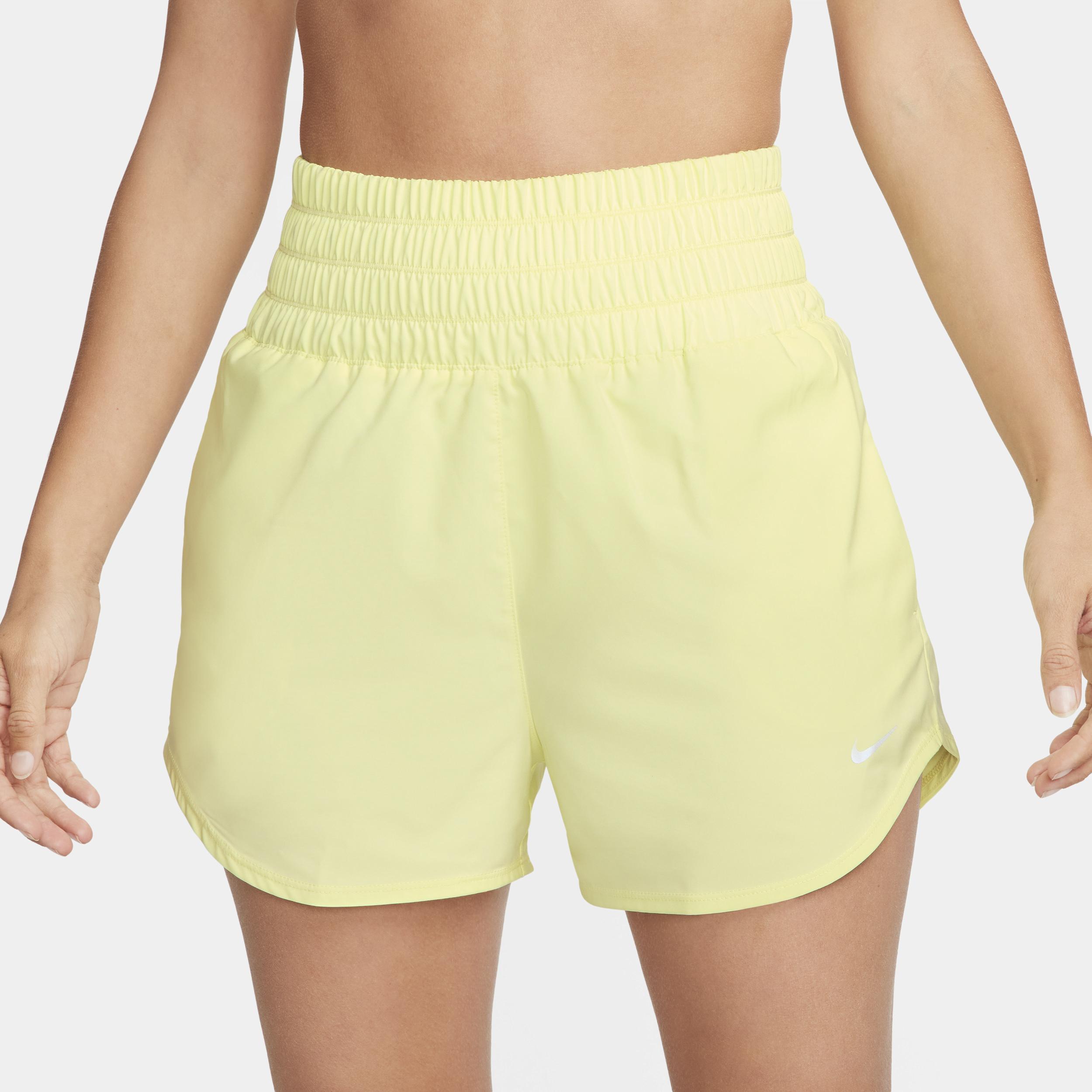 Nike Womens One Dri-FIT Ultra High-Waisted 3 Brief-Lined Shorts Product Image