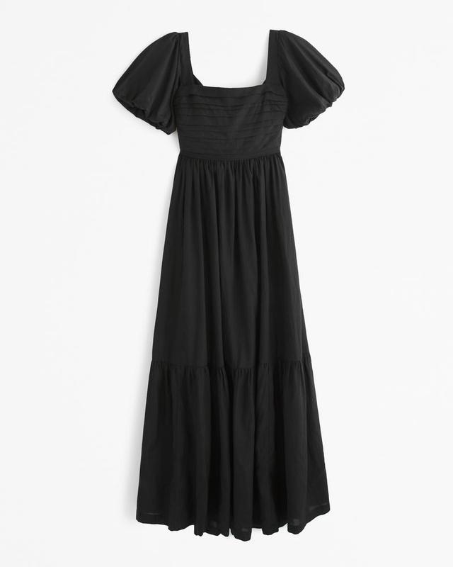 The A&F Emerson Drama Bow-Back Maxi Dress Product Image