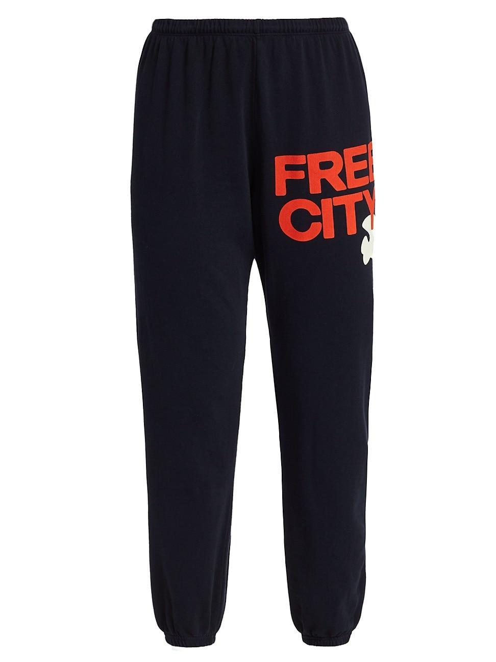 Womens Logo Cotton Sweatpants Product Image