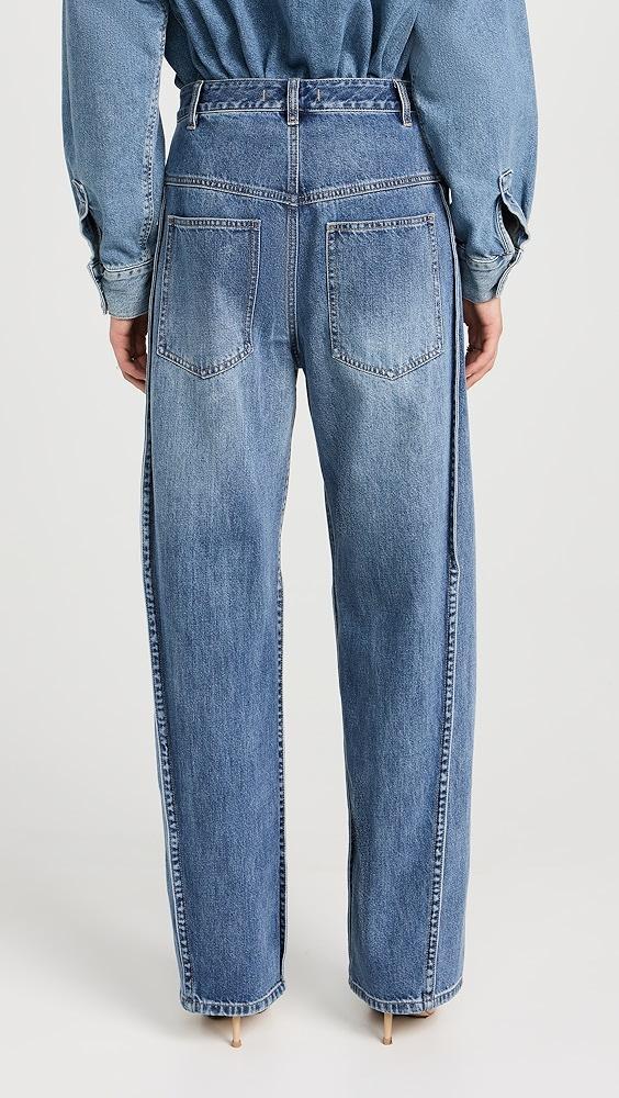 Tibi Tuck Jeans | Shopbop Product Image