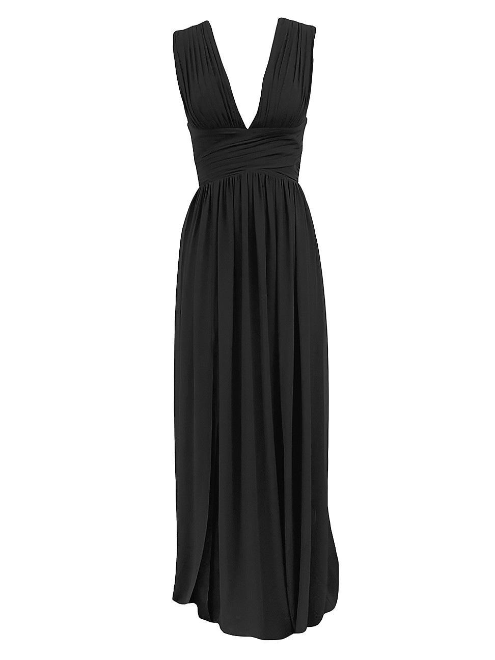 Womens Jaclyn Sleeveless Pleated Gown Product Image