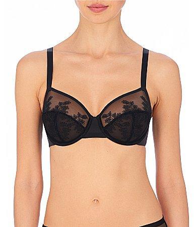 Natori Frame Floral Embroidered Underwire Bra Product Image