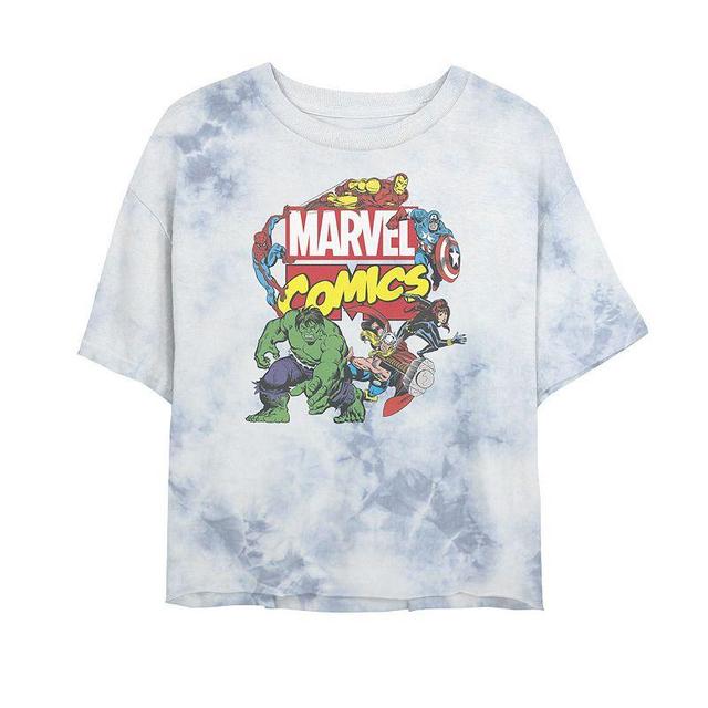 Juniors Marvel Comics Avengers Collage Logo Tee, Girls Product Image