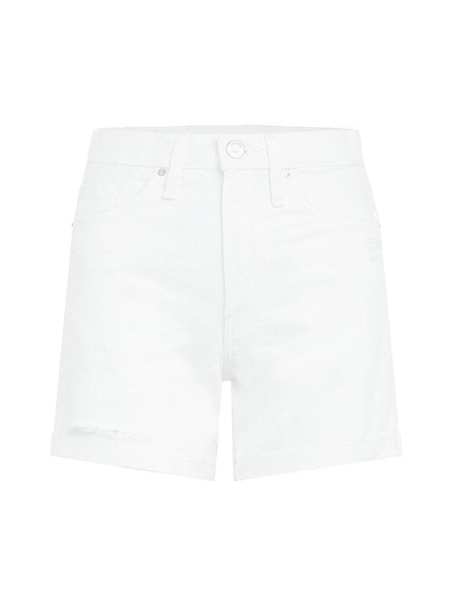 Womens Devon High-Waisted Denim Shorts Product Image